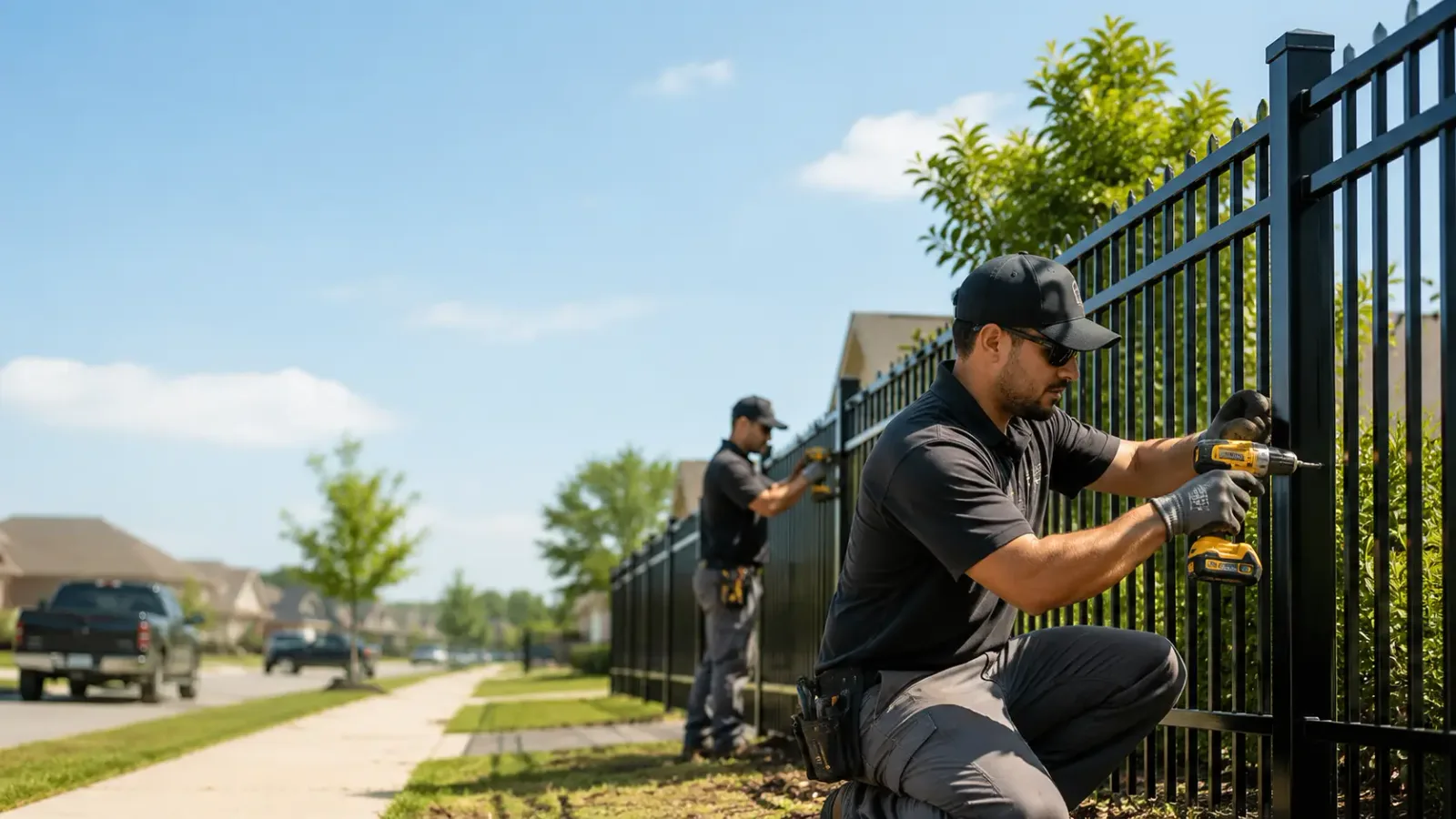 Metal Fence Installation in Dracut, MA